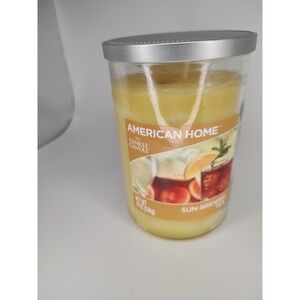AMERICAN HOME YANKEE CANDLE Festive Classic Large Glass Jar 19 Oz SUN BREWED TEA